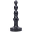 Tantus Ripple Small silicone dildo black