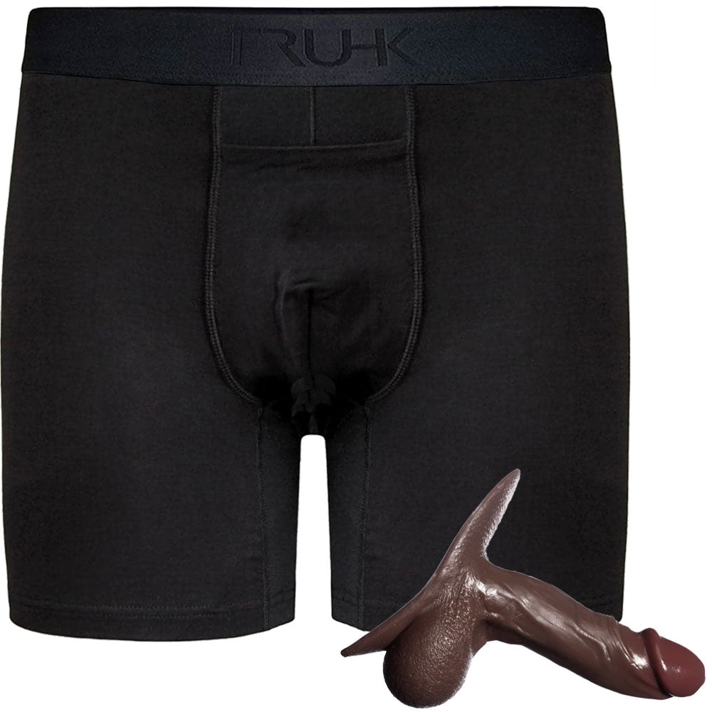 TRUHK Black STP/Packing Boxer & 6" SoReal Ultimate STP Package Chocolate
