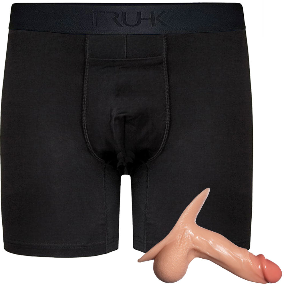 TRUHK Black STP/Packing Boxer & 6" SoReal Ultimate STP Package Vanilla
