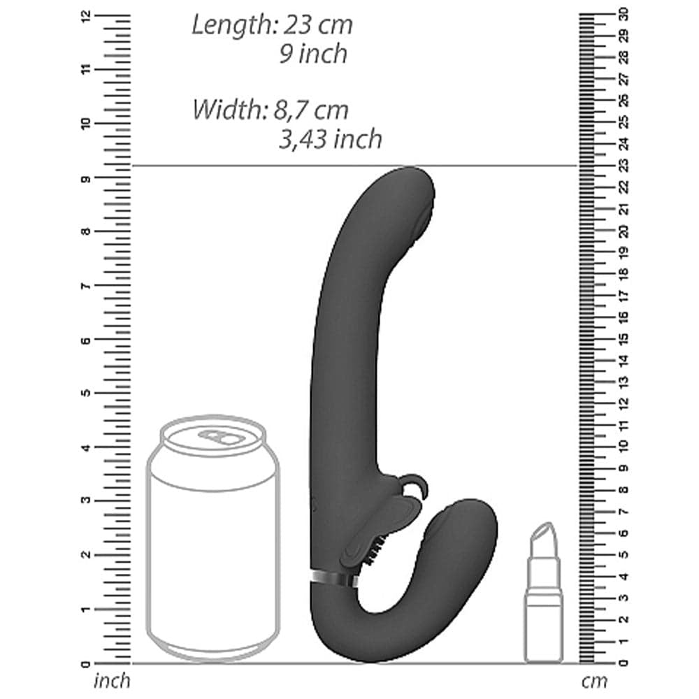 satu pulse wave vibrating strapless strapon dimensions