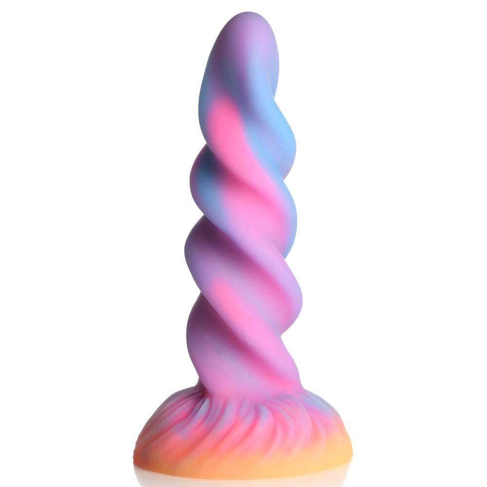 XR Creature Cocks Moon Rider Unicorn Horn Glow in the dark Silicone Dildo