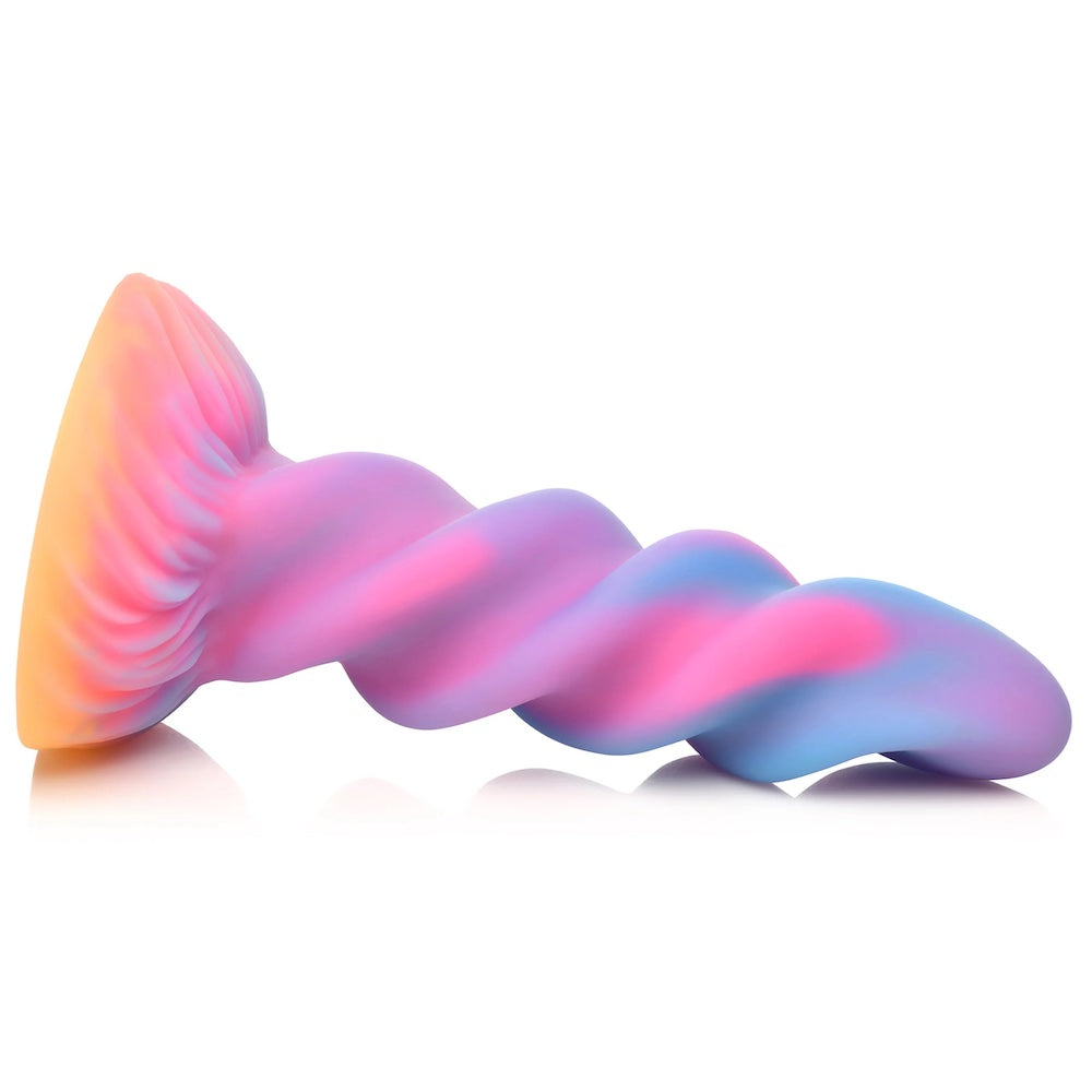 XR Creature Cocks Moon Rider Unicorn Horn Glow in the dark Silicone Dildo