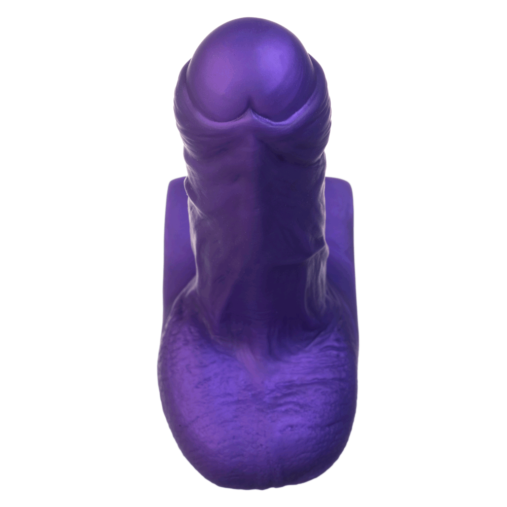 5" Fornix Uncut Dual Density Silicone Dildo - Purple - RodeoH