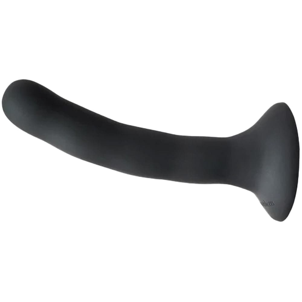 5" Please - Silicone Dildo - Black - RodeoH