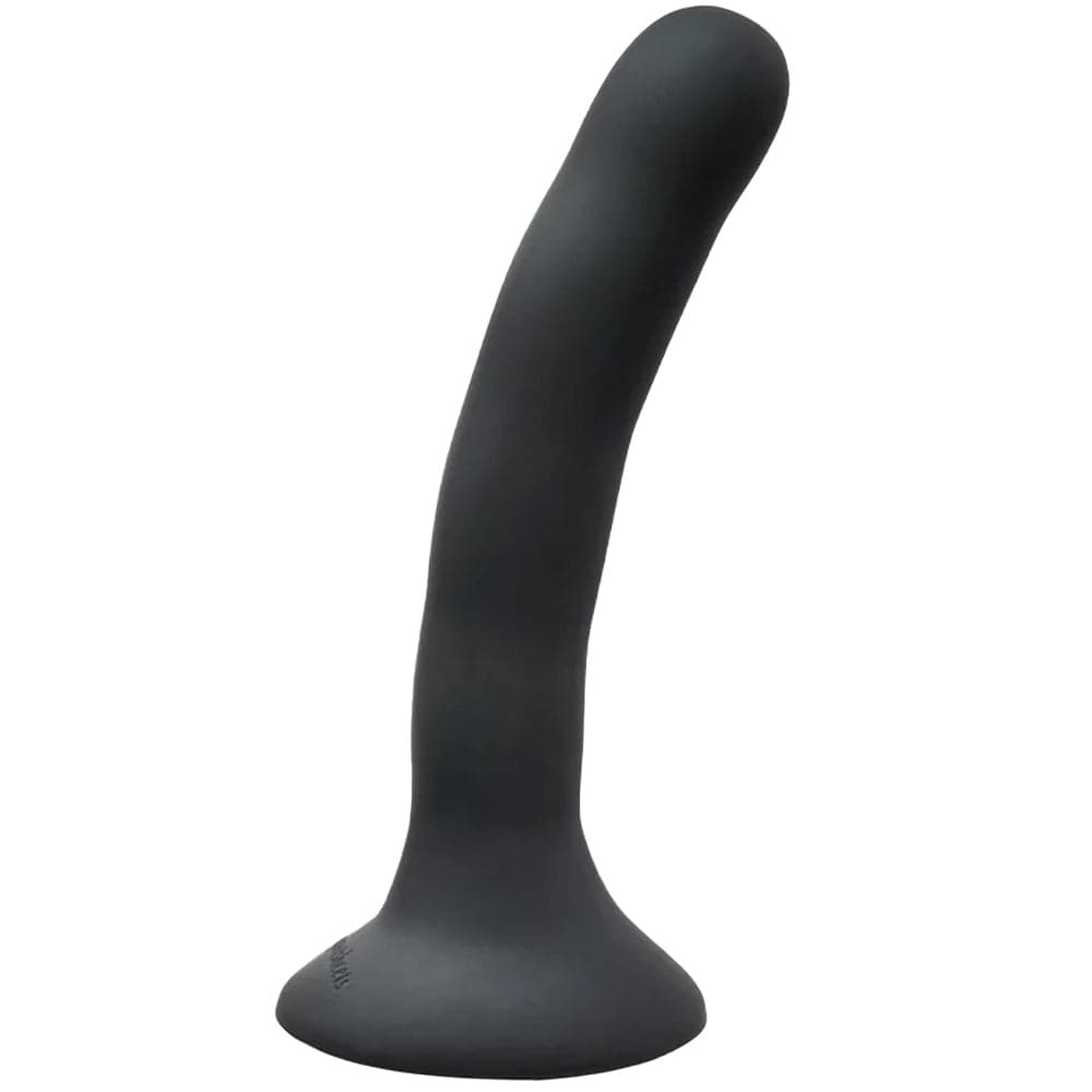 5" Please - Silicone Dildo - Black - RodeoH