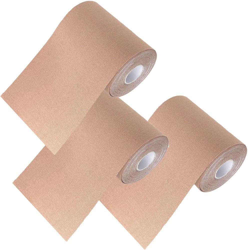 5" Wide Roll of Body T-Tape for Compression/Binding by Unique (3-Pack) - RodeoH