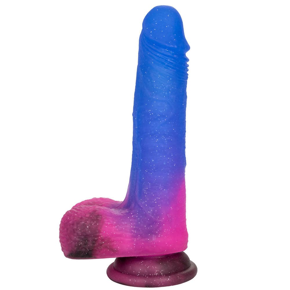 5.25" Ombre Hombre Vibrating Silicone Dildo - RodeoH