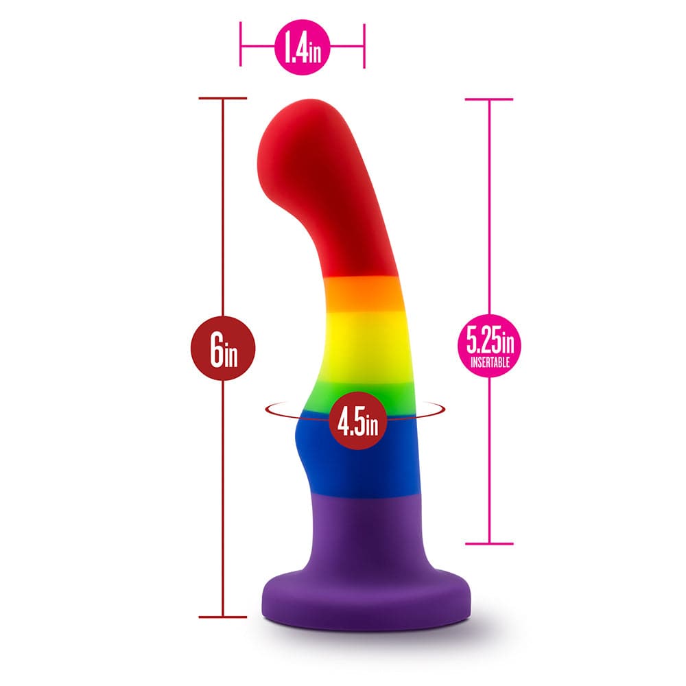 5.25" P1 Pride Freedom Dildo - RodeoH
