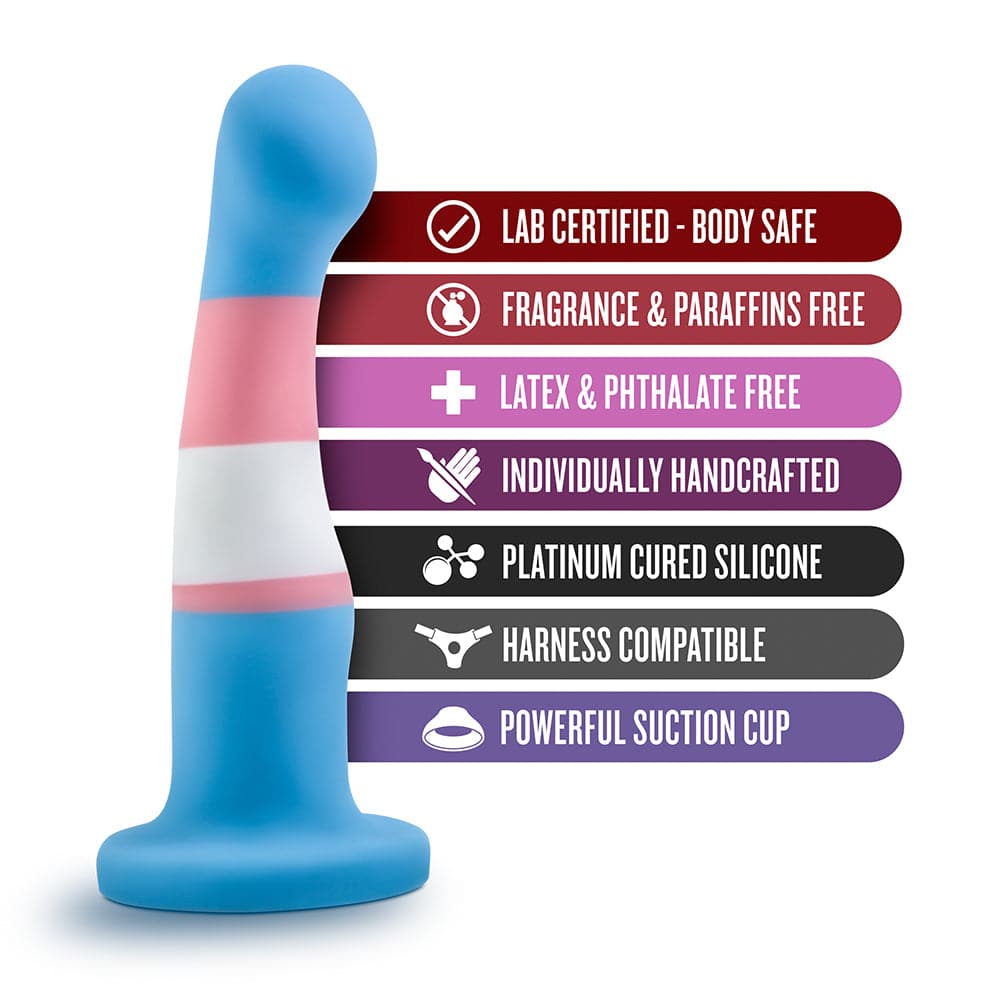 5.25" P2 Pride True Blue Dildo - RodeoH