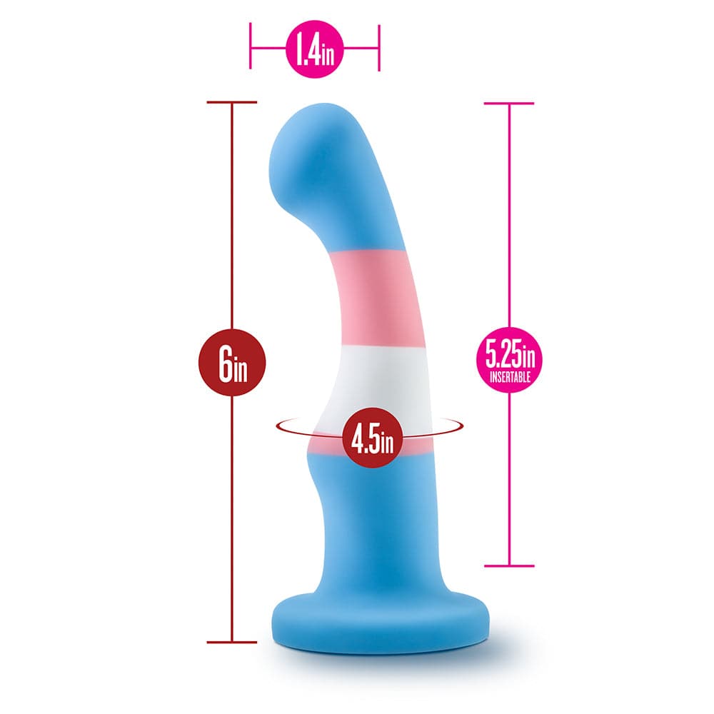 5.25" P2 Pride True Blue Dildo - RodeoH