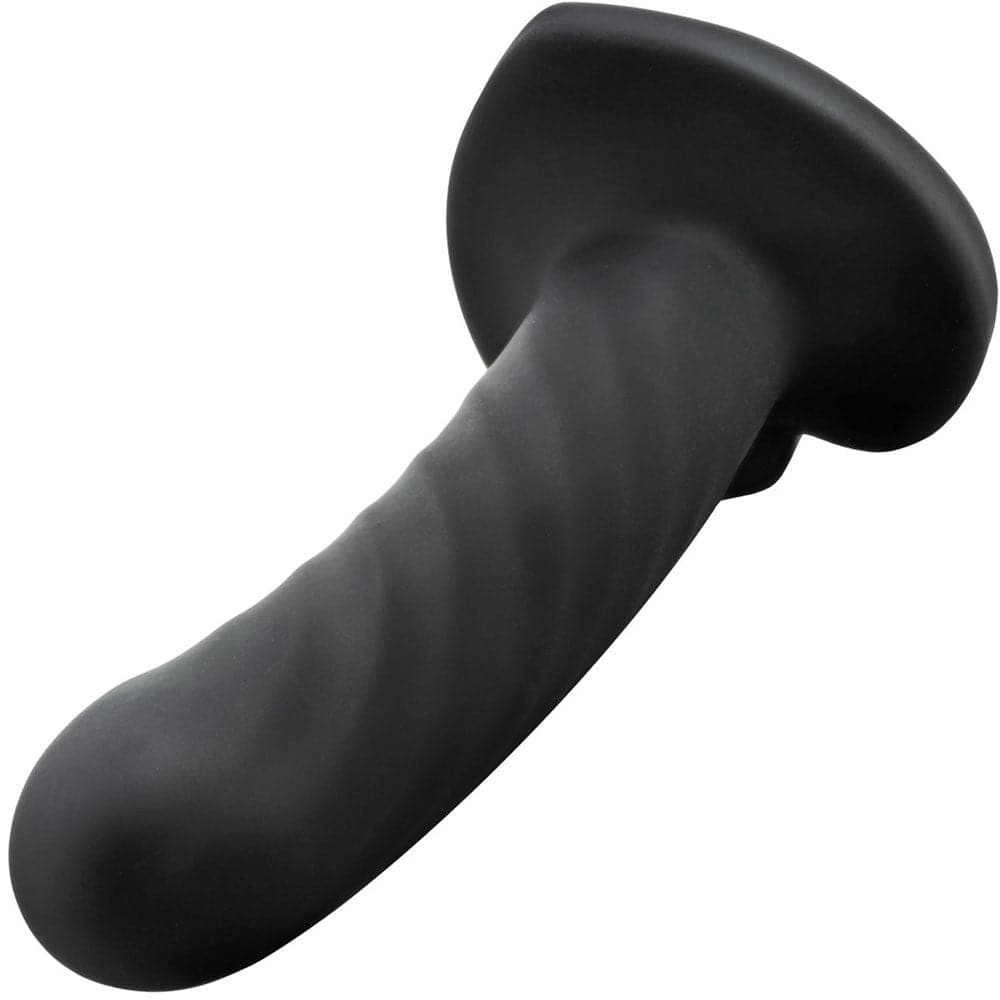 5.5" Blush Temptasia Twist Medium Dildo - Black - RodeoH