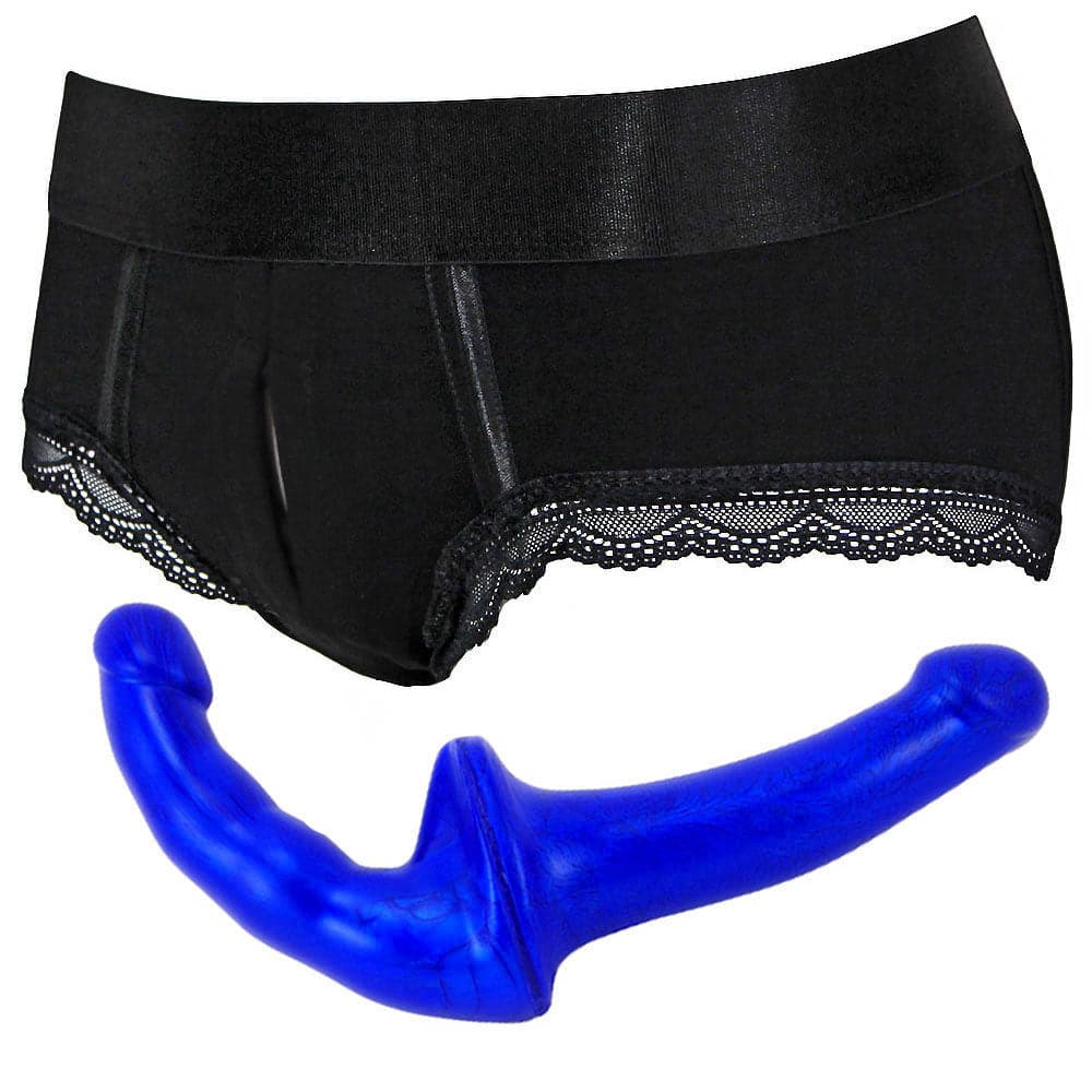 Duo Panty & Nexus Junior Double Dildo - Package Deal