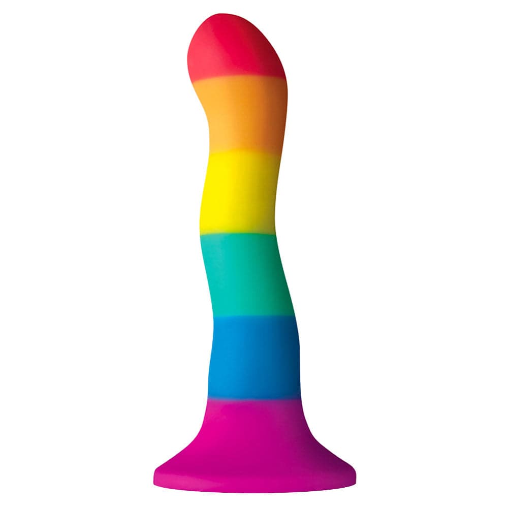 6" Colours Wave Silicone Dildo - Pride - RodeoH