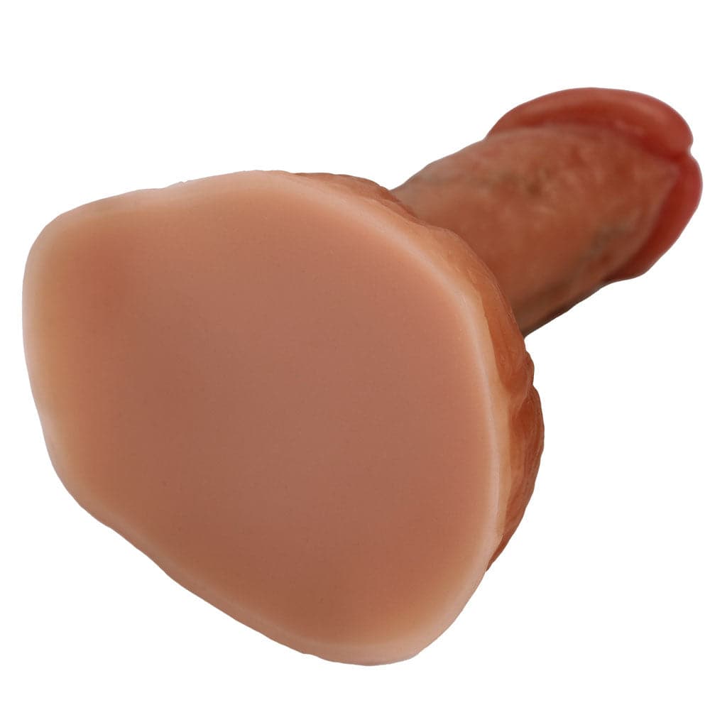 6" Realistic Semi Pack and Play Dildo - Caramel - RodeoH