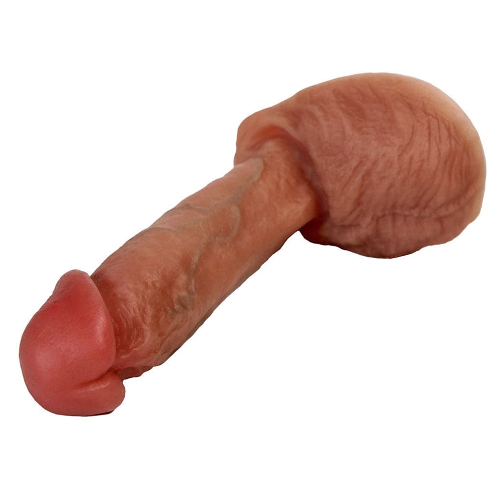 6" Realistic Semi Pack and Play Dildo - Caramel - RodeoH