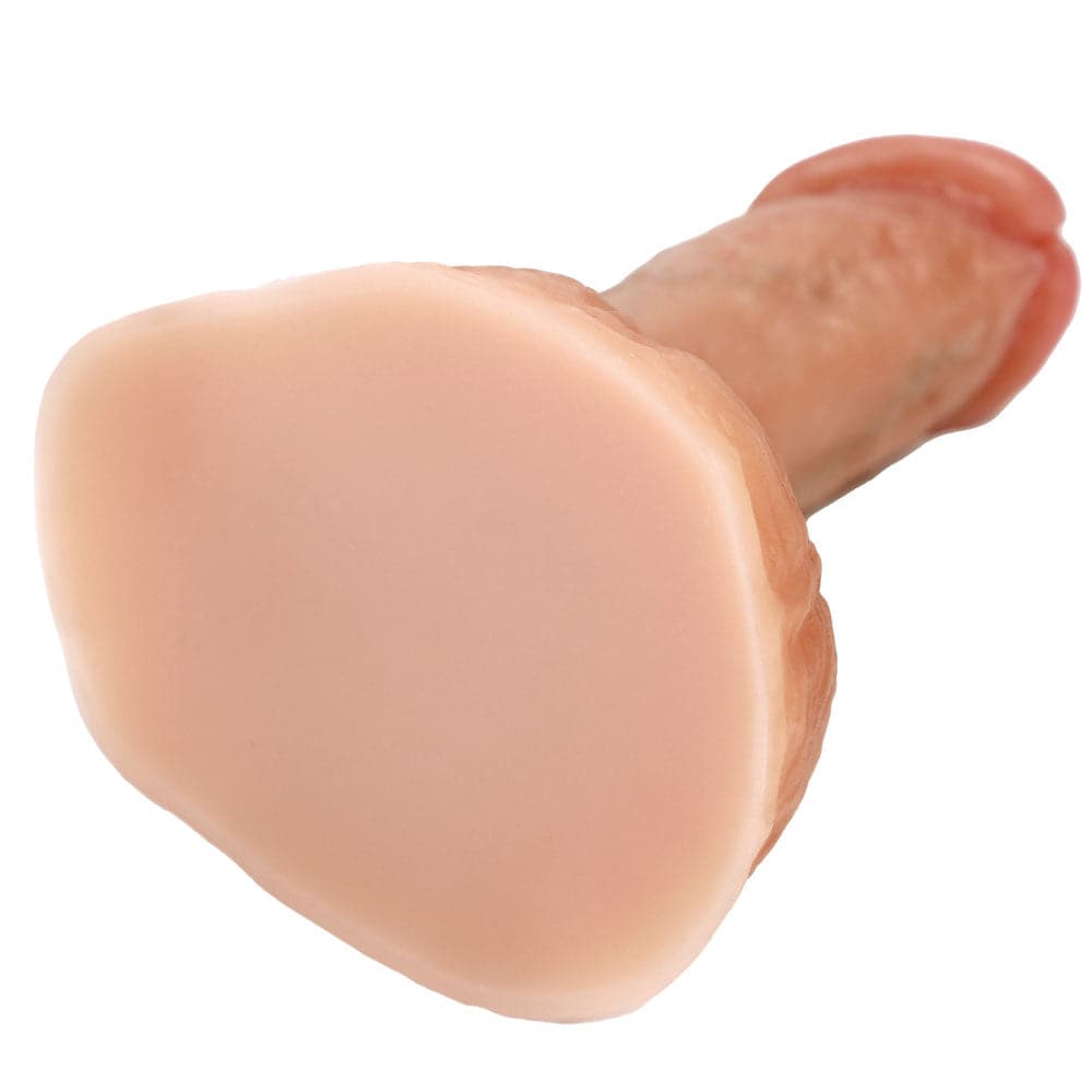 6" Realistic Semi Pack and Play Dildo - Vanilla - RodeoH