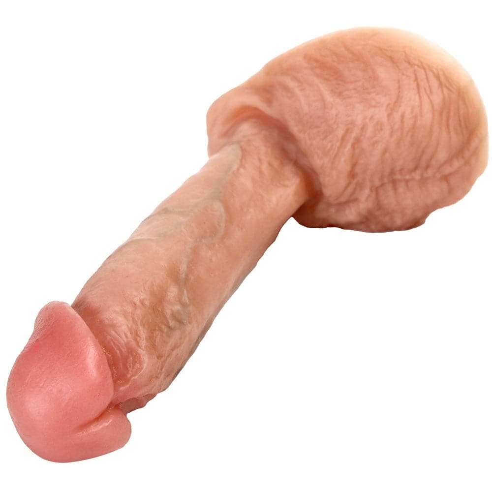 6" Realistic Semi Pack and Play Dildo - Vanilla - RodeoH