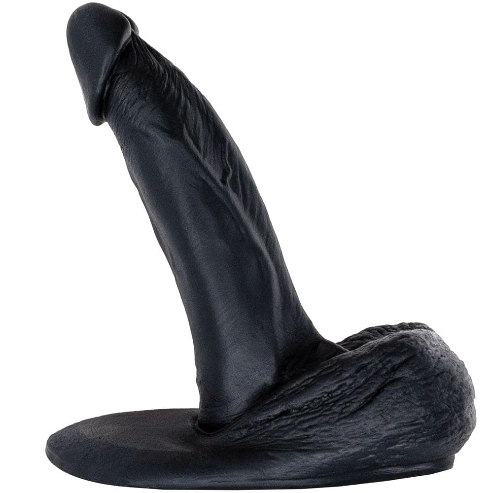 6" Ryder Realistic Dual Density Pack and Play Dildo - Black - RodeoH