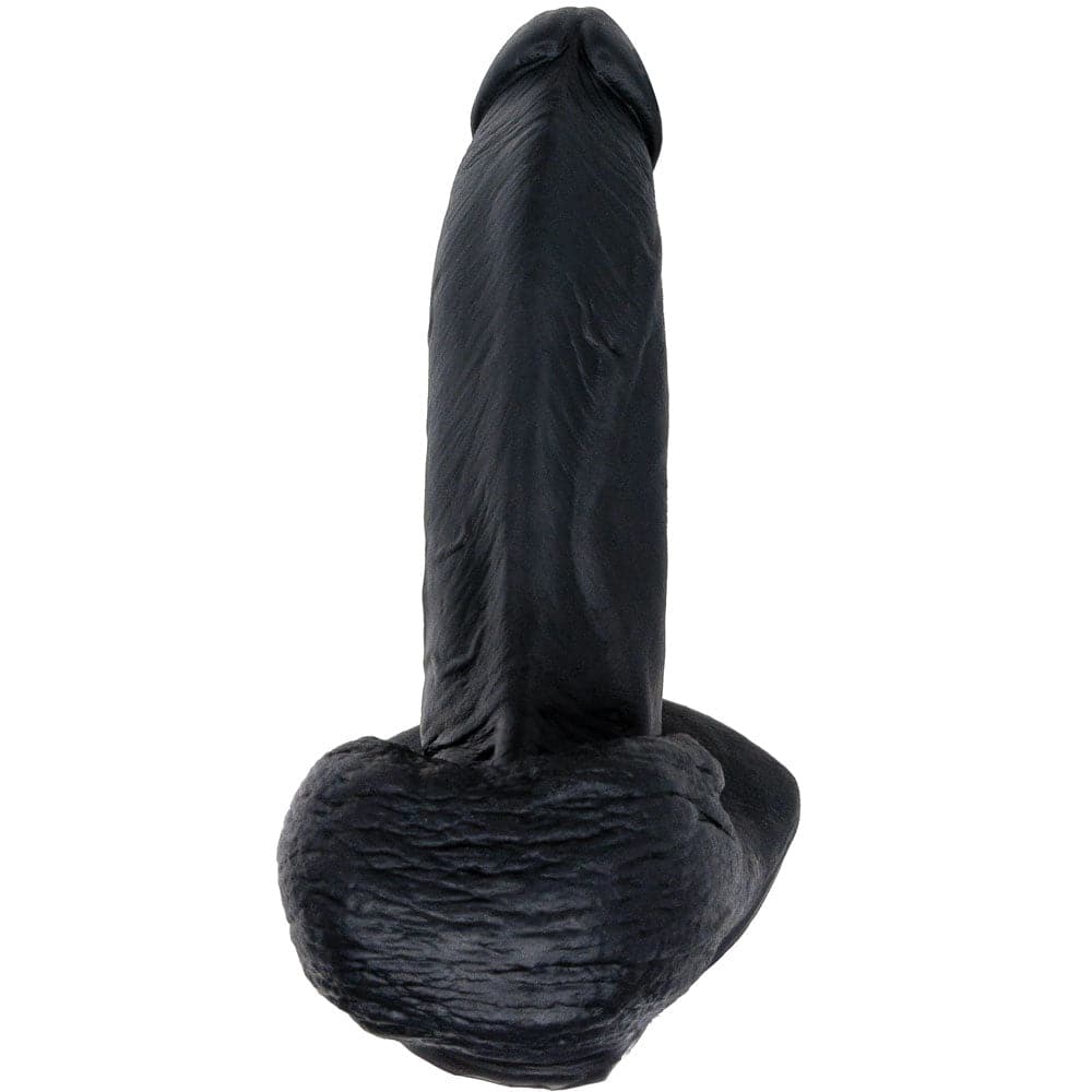 6" Ryder Realistic Dual Density Pack and Play Dildo - Black - RodeoH