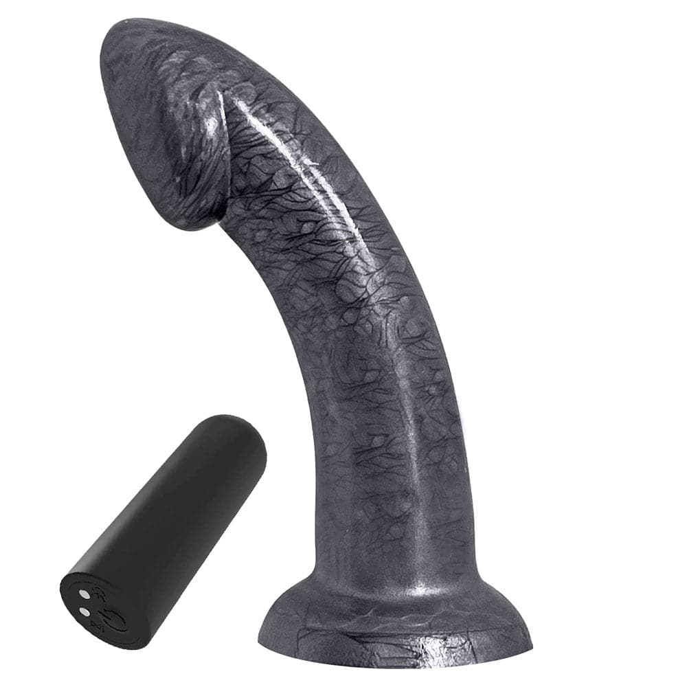6" Spark Super Soft Rechargeable Vibe Dildo - Pearlescent - RodeoH