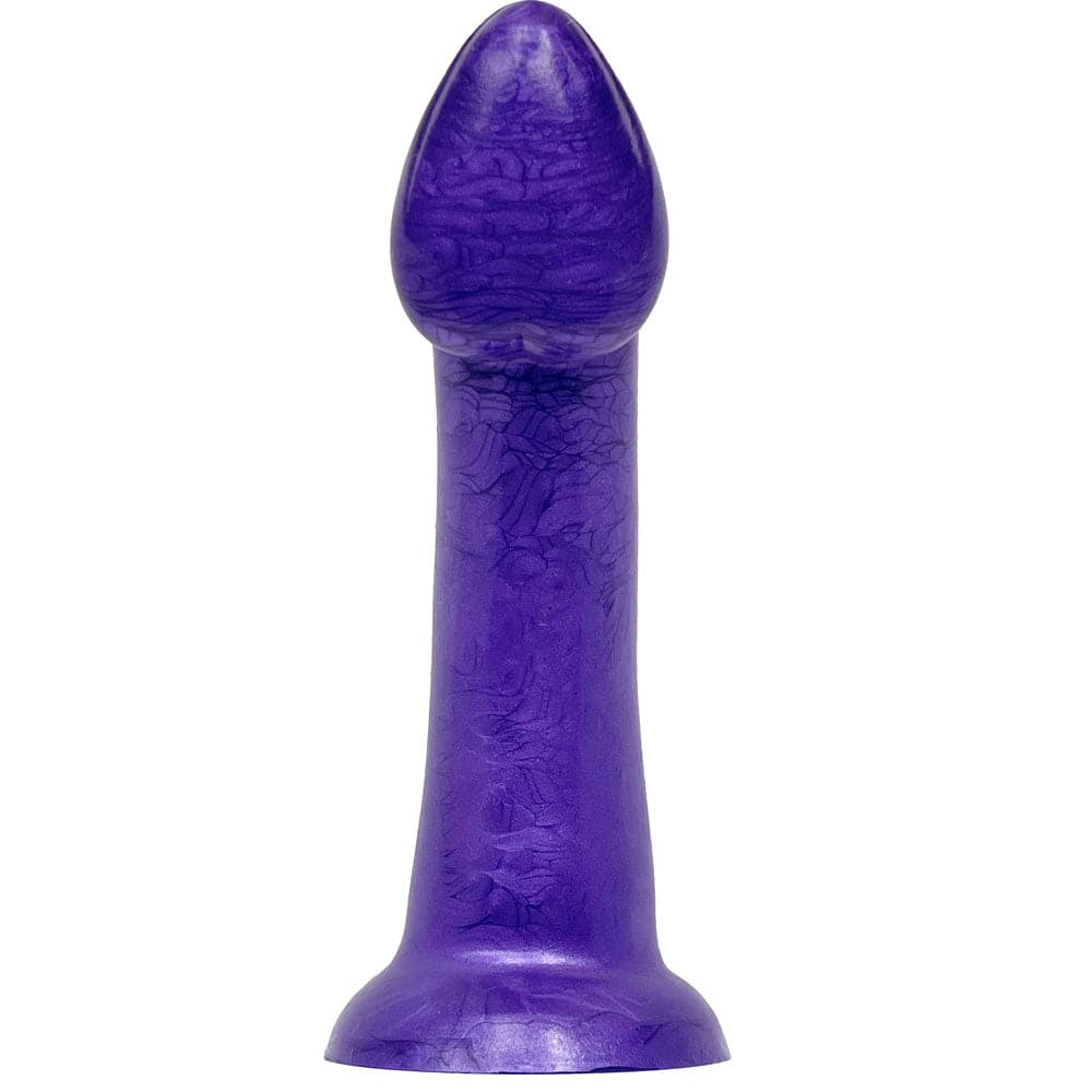 6" Spark Super Soft Rechargeable Vibe Dildo - Pearlescent - RodeoH