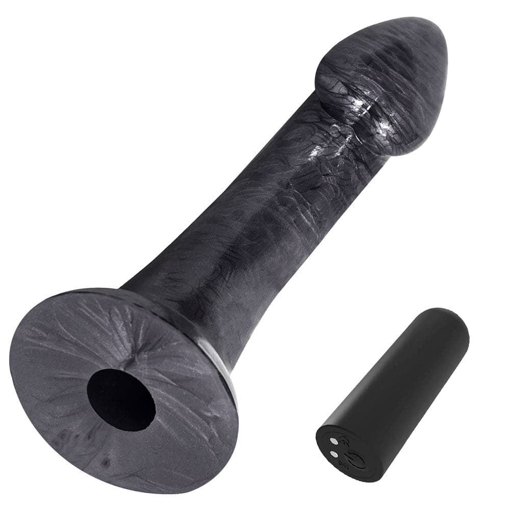 6" Spark Super Soft Rechargeable Vibe Dildo - Pearlescent - RodeoH