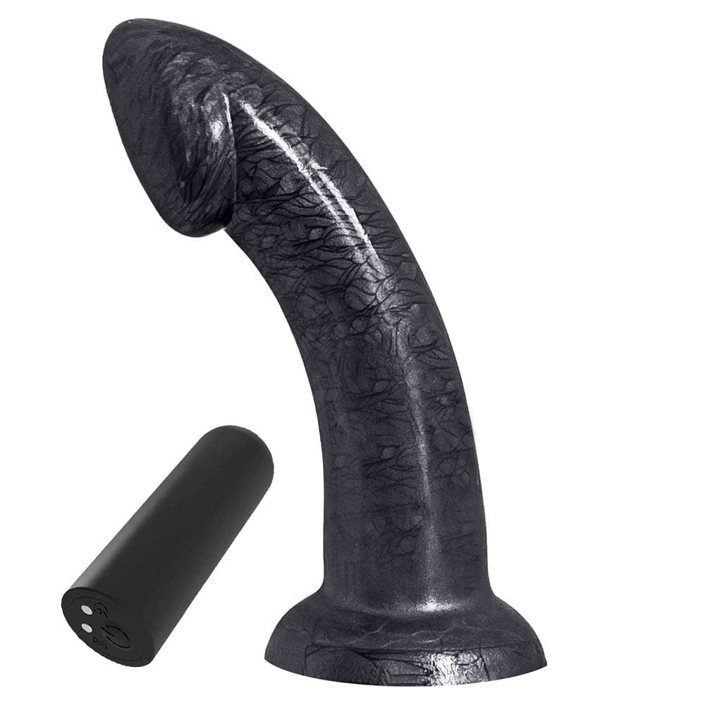 6" Spark Super Soft Rechargeable Vibe Dildo - Pearlescent - RodeoH