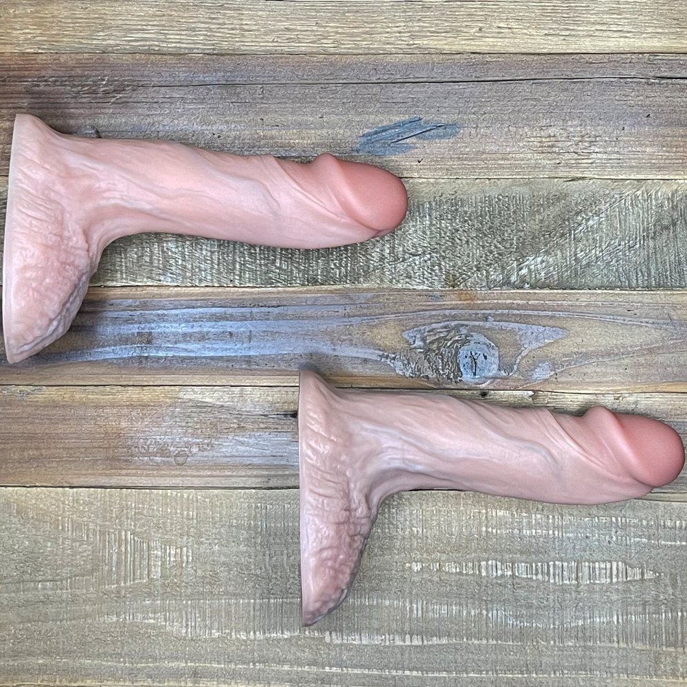 6" Ultimate Realistic Dual Density - Pack and Play Dildo - RodeoH