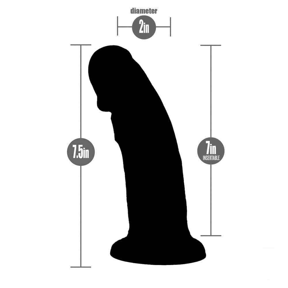 7" Maverick Platinum Silicone Dildo - Caramel - RodeoH