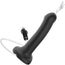 7" Strap-On-Me Silicone Cum Dildo - Black - RodeoH