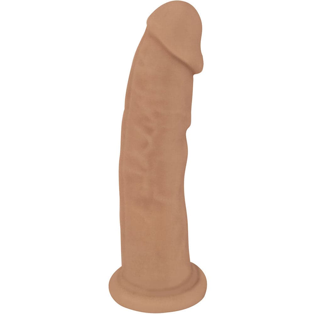 8.5" FleshStixxx Silicone Dual Density Dildo - Caramel - RodeoH