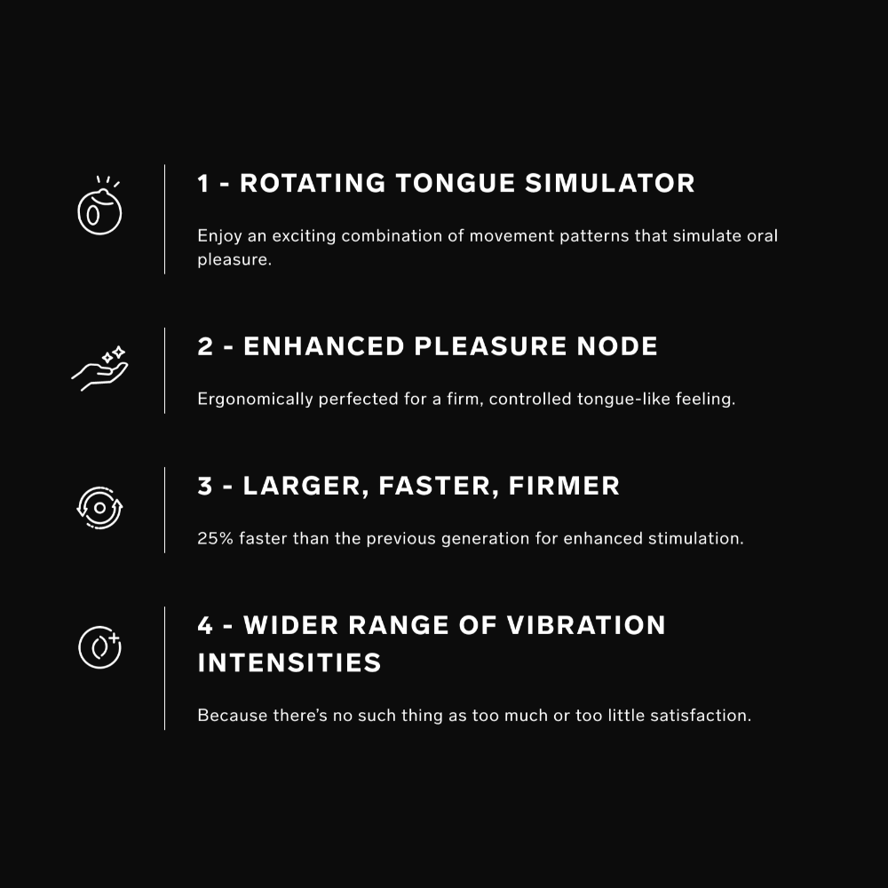 Ora™ 3 Rotating Oral Stimulator by LELO -Midnight Blue