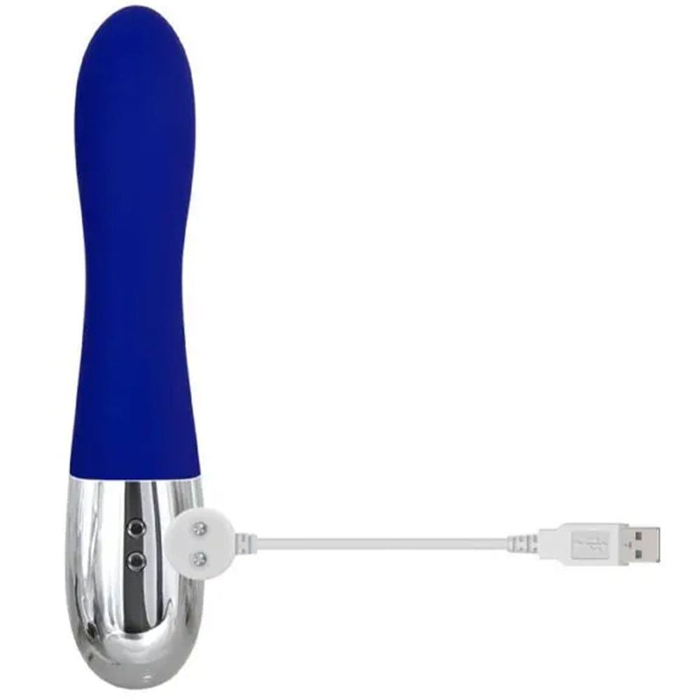 Adam & Eve Royal Warming Rabbit Vibrator - Blue - RodeoH