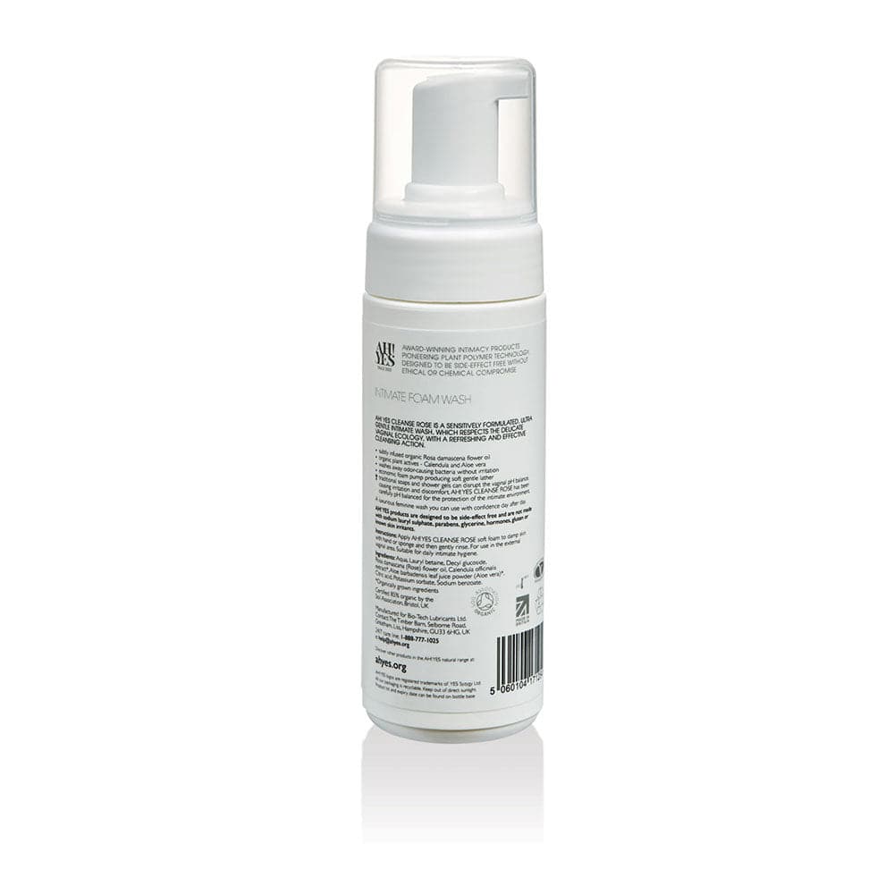AH! YES CLEANSE Rose Scented Intimate Foaming Wash 5.1oz - RodeoH