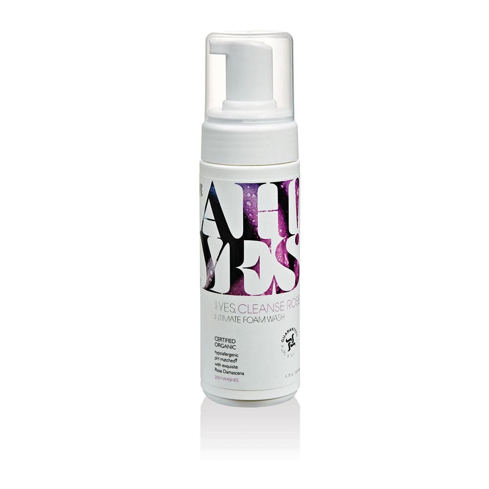 AH! YES CLEANSE Rose Scented Intimate Foaming Wash 5.1oz - RodeoH