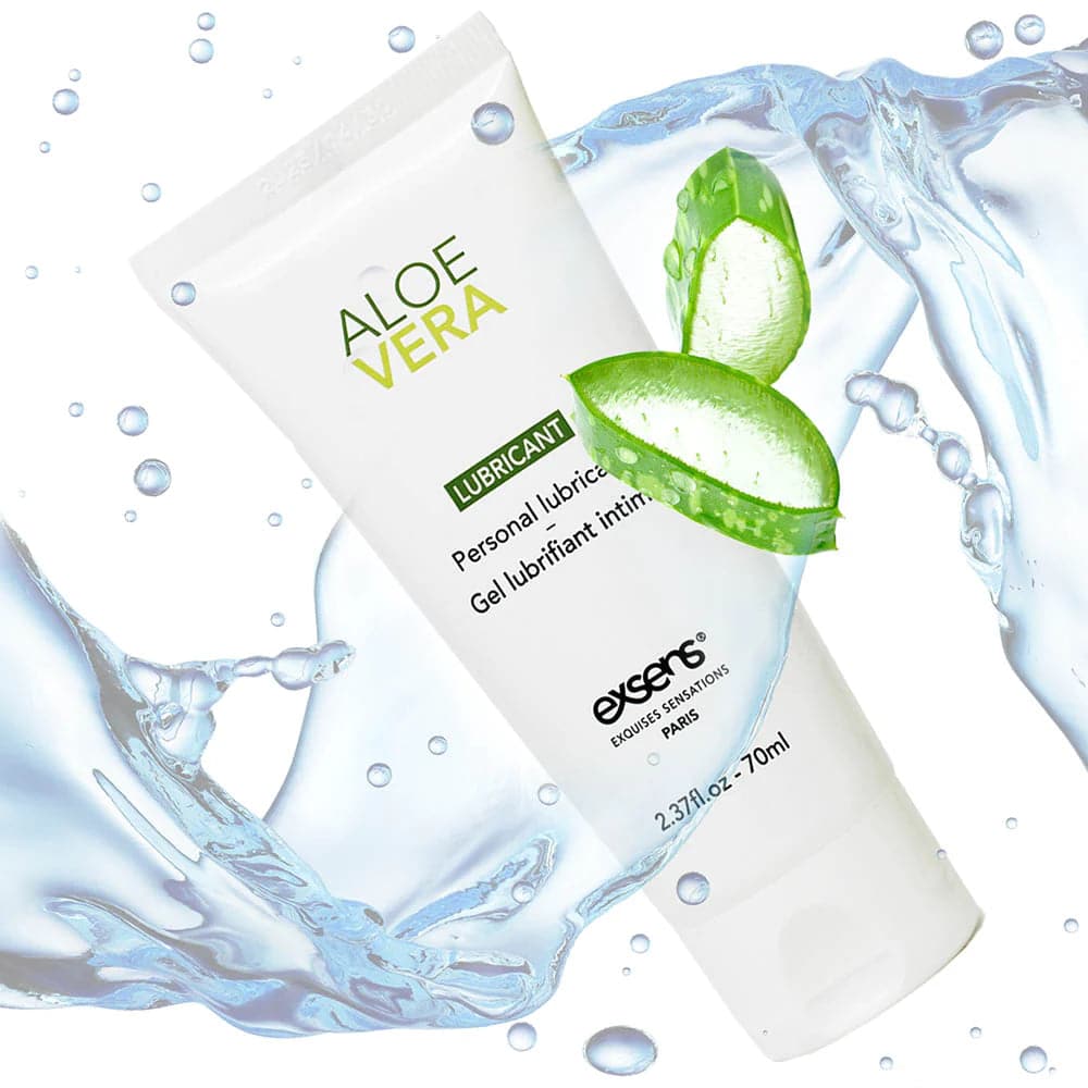 Aloe Vera Water Based Lubricant by Exsens® - 2.37 Fl. oz - RodeoH