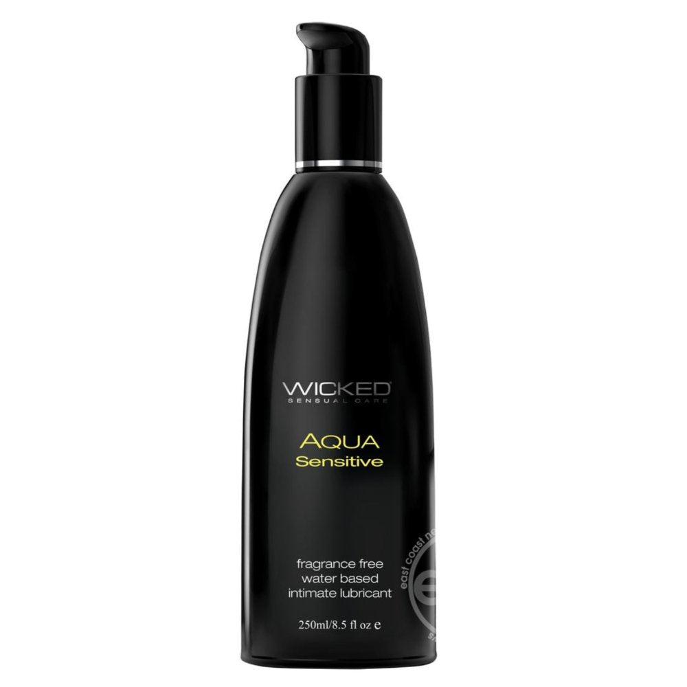 Aqua Sensitive Lubricant (8.0 fl. oz.) by Wicked Sensual Care - RodeoH