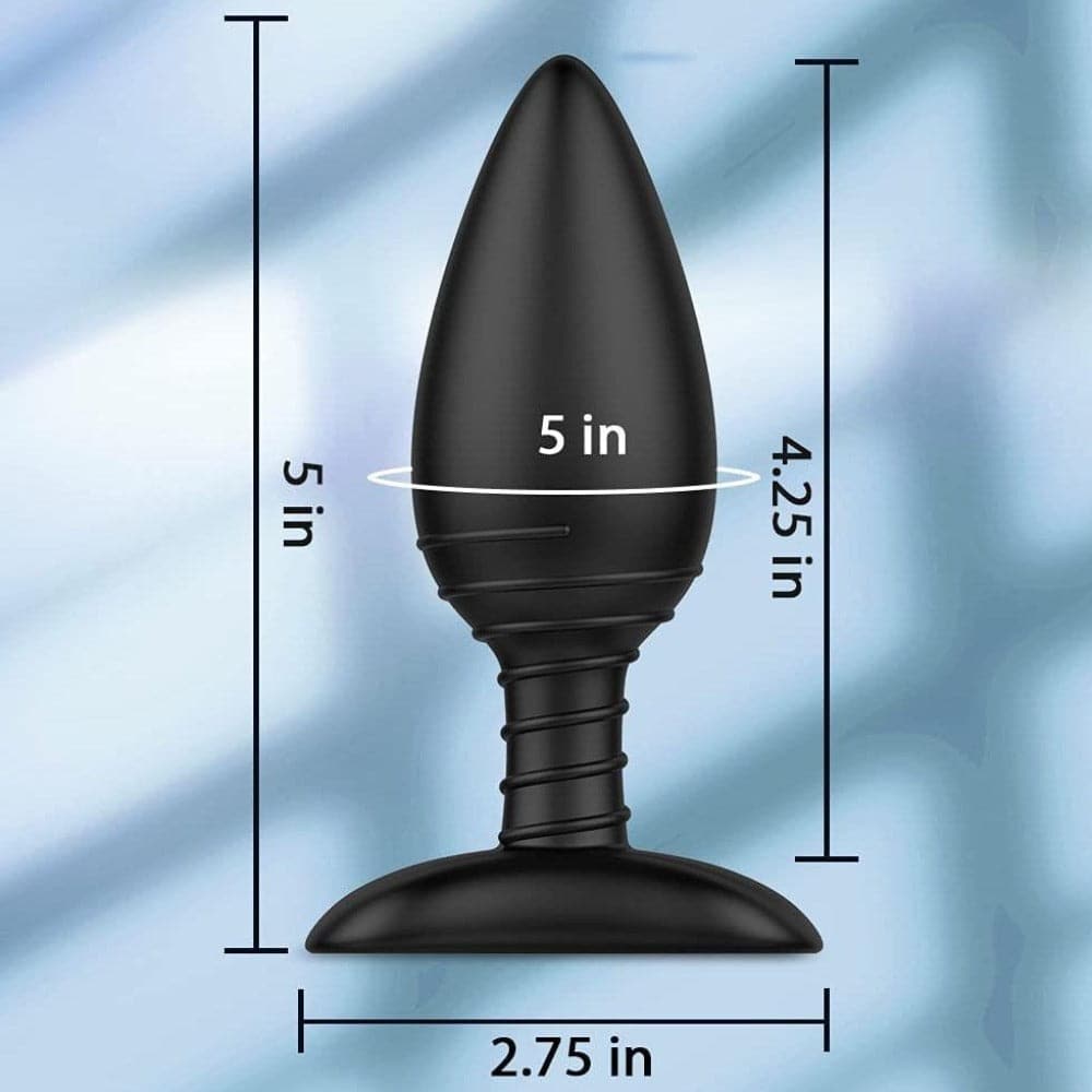 B-Plug+ Vibrating Waterproof Rechargeable Butt Plug - RodeoH