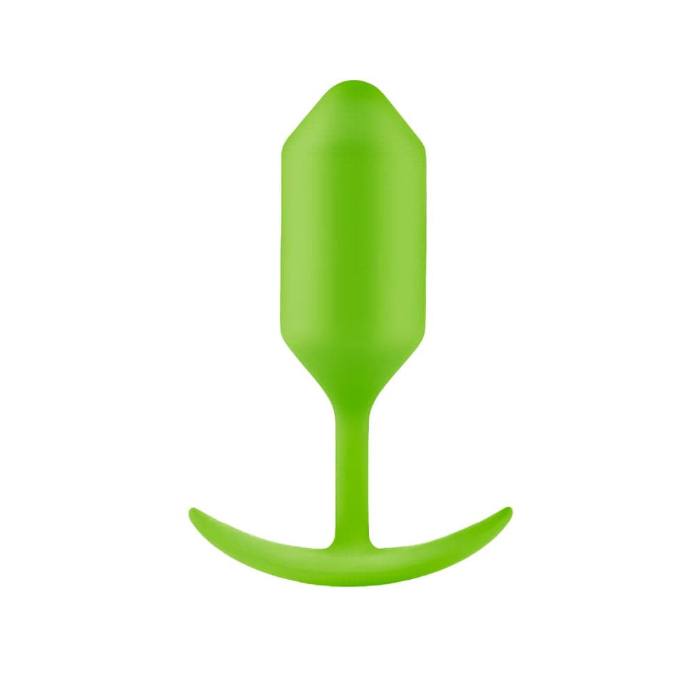 B Vibe Weighted Snug Plug Large - Lime - RodeoH