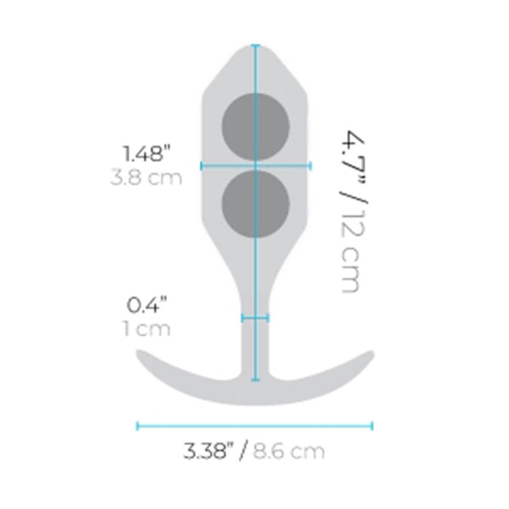 B Vibe Weighted Snug Plug Large - Lime - RodeoH