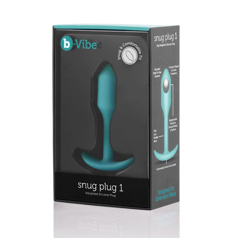 B Vibe Weighted Snug Plug Small - Mint - RodeoH