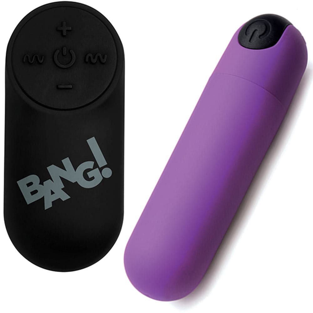 Bang! Vibrating Silicone Rechargeable Bullet - Remote Control