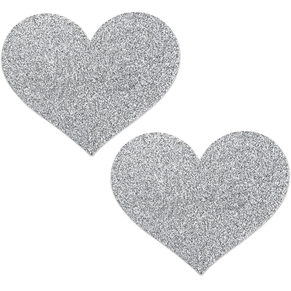 silver hearts clip art