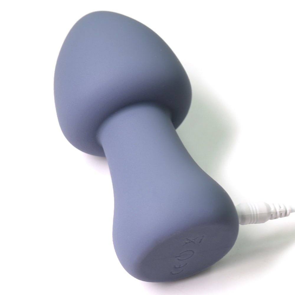 Button - Waterproof Silicone Mushroom Vibe - Periwinkle - RodeoH