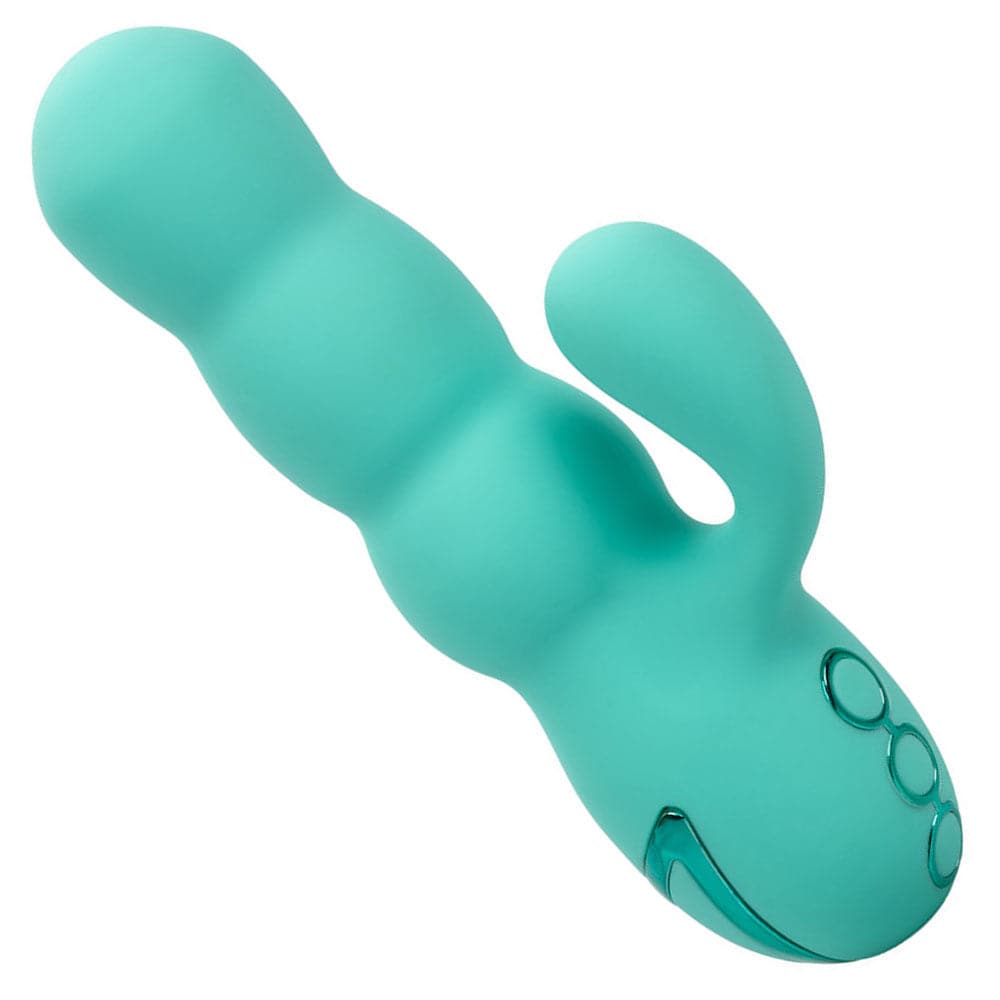 California Dreaming Del Mar Diva Mini Thrusting Rabbit Vibrator - RodeoH