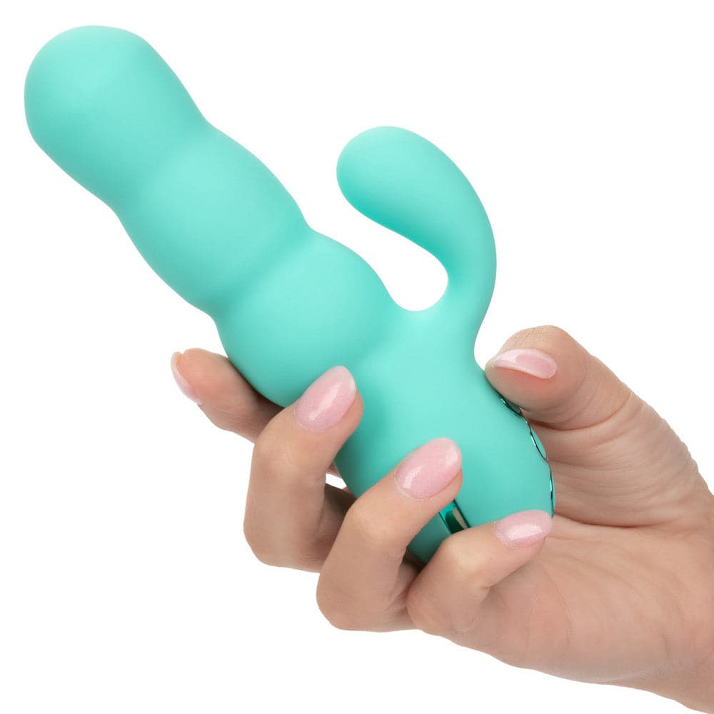 California Dreaming Del Mar Diva Mini Thrusting Rabbit Vibrator - RodeoH