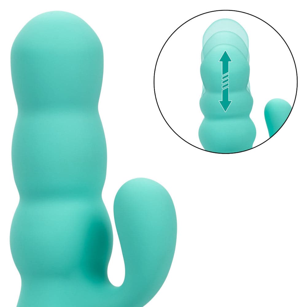 California Dreaming Del Mar Diva Mini Thrusting Rabbit Vibrator - RodeoH