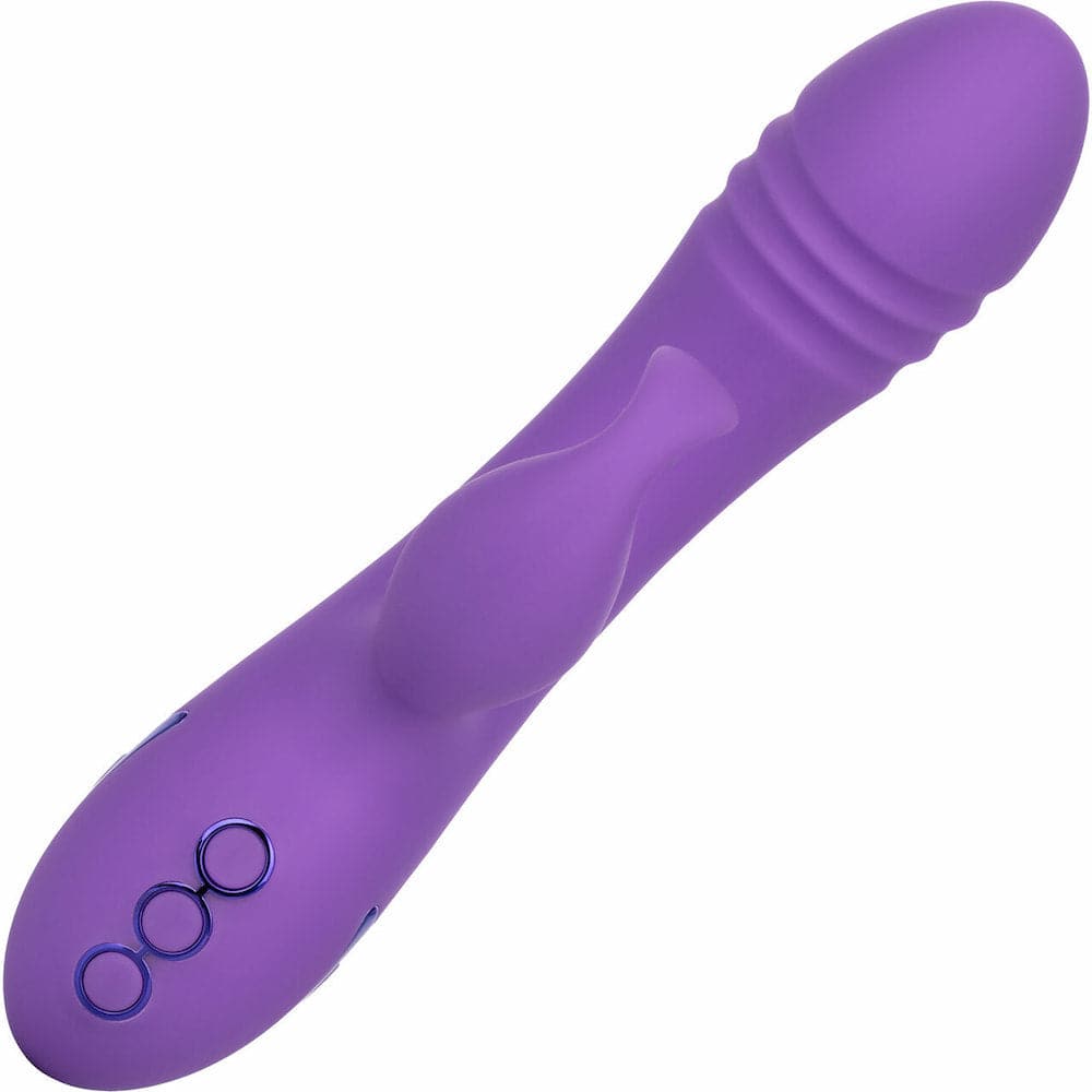 California Dreaming West Coast Wave Rider Rabbit Silicone Vibrator - RodeoH