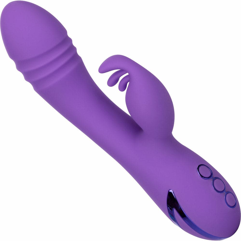 California Dreaming West Coast Wave Rider Rabbit Silicone Vibrator - RodeoH