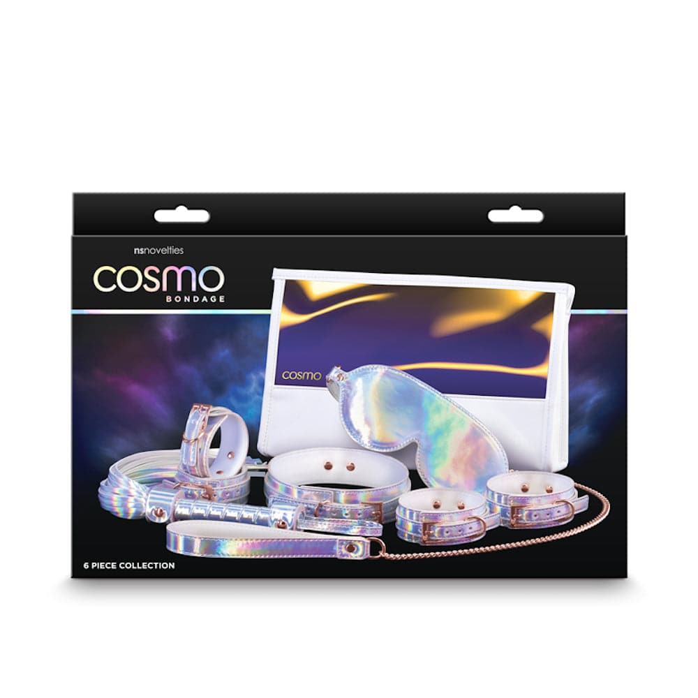 Cosmo 6-Piece Rainbow Metallic Bondage Set - RodeoH